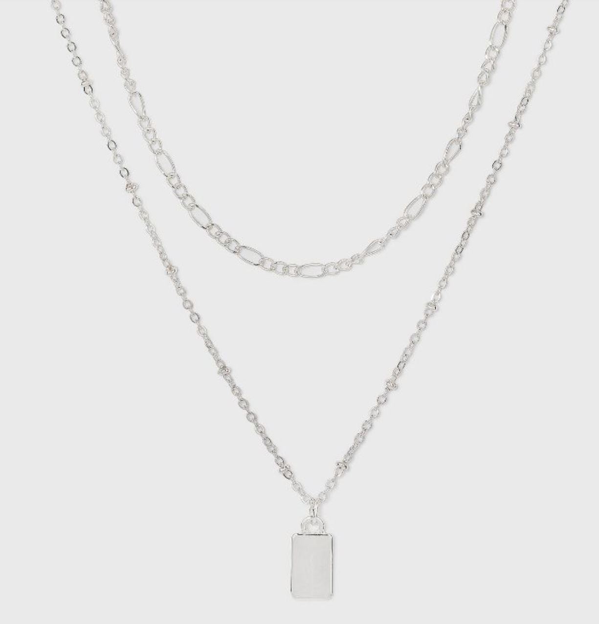 Layered Silver Necklace Just Classically Cassidy