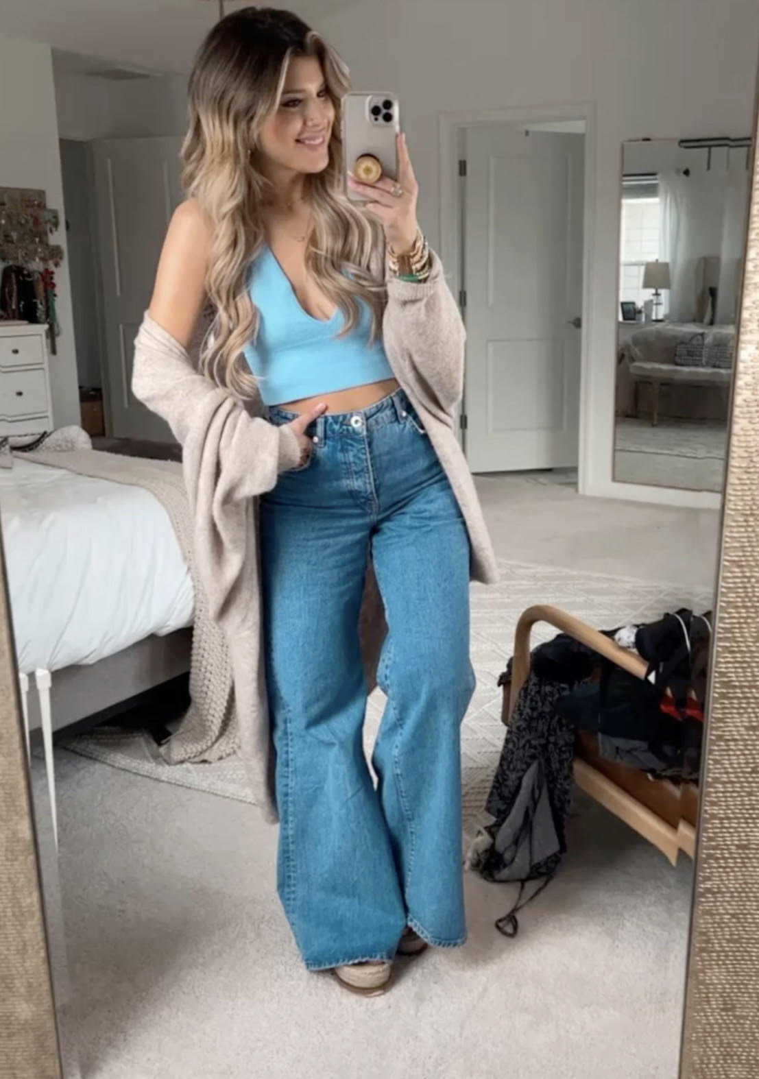 High Waisted Flare Jeans Style Just Classically Cassidy